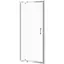Душевые двери Cersanit Pivot Basic 80 см распашные прозрачное стекло хром S158-001, универсальные, прозрачный, хром - миниатюра 1