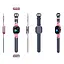 Наручний смарт-годинник дитячі Q15 з функцією дзвінка, 4G і GPS Pink (16419) - мініатюра 2