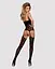 Бодістокінг Obsessive Bodystocking G310 топ панчохи підв'язки круглі вирізи S/M/L - мініатюра 4