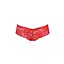Трусики-бразиліана з мережива квіткового Raja Thong red - Passion L/XL - мініатюра 5