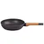 Сковорода алюминиевая ⌀ 20см с антипригарным гранитным покрытием TS Kitchen сковорода для жарки Черная - миниатюра 1