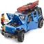 Игровой набор Bruder Автомобиль Jeep Wrangler Rubicon Unlimited с каяком и фигуркой 1:16 (02529) - миниатюра 8