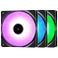 Вентилятор DeepCool RF120-3 IN 1 ARGB Black (DP-FRGB-RF120-3C) - мініатюра 1