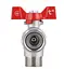 Кран шаровой Thermo Alliance Forte 1/2" ВН угловой, PN40, с накидной гайкой, бабочка SF224W15 - миниатюра 3