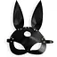 Кожаная маска кролика Art of Sex - Bunny mask, цвет Черный - миниатюра 3