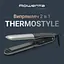 Випрямляч Rowenta Thermostyle, температурних режимів 5, 150-230С, дисплей, іонізація, кераміка, титан, чорно-сірий - мініатюра 5