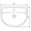 Раковина Kolo Status 60x45 2321600UA, Білий - мініатюра 2