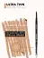 Олівець для брів Flormar Ultra Thin Brow Pencil Beige тон 001, 0.14 г (8000019546635) - мініатюра 4