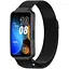 Ремешок DK CDK для Huawei Band 10 Metal Milanese Loop Magnetic (015813) (black) - миниатюра 2