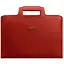 Жіноча шкіряна сумка для ноутбука і документів червона - мініатюра 1