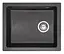 Кухонная мойка гранитная Rea Nels black ZLE-00109, Черный - миниатюра 7