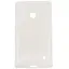 Чохол для Nokia Lumia 525 панель біло-прозора - мініатюра 1