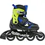 Ролики Rollerblade Microblade 33-36.5 Black-Blue (1012-86B0751530-NF01-33-36.5) - мініатюра 2