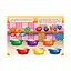 Розвиваюча книжка "Кумедна їжа : Цифри та цифри" 873004 багаторазові наклейки - мініатюра 2