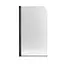 Шторка для ванны Qtap Standard BLM407513APL стекло Pear 6 мм, 75x130 см, левая, Левая, матовый, Черный матовый - миниатюра 1
