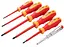 Отвертки VDE диэлектрические, PH, PZ, CrV, набор 6шт Tolsen hoz0014130 - миниатюра 1
