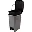 Кошик для сміття Violet House 0152 Metalic з педаллю та внутрішнім контейнером 25 л (0152 METALIC 25 л, педал.+ вн.конт.) - мініатюра 3