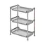 Этажерка Fabrika Home 3-х ярусная 27.5 х 17 х 39 см Серая - миниатюра 1