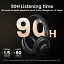 Навушники Ugreen HP202 HiTune Max5 Hybrid Active Noise-Cancelling Headphones Black (UGR-25255) - мініатюра 7