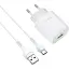 Адаптер сетевой Hoco Type-C cable Glorious charger set C72Q | 1USB, QC3.0/FCP/AFC, 3A, 18W| - миниатюра 1
