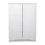 Шафа Пік Альба для ванної розкривна навісна 50 см Білий 30412 - мініатюра 1