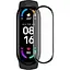 Защитное стекло для фитнеса браслета Xiaomi Mi Band 5/6 Full Cover черный - миниатюра 1