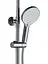 Душова система Rea Savio Led хром з термостатом REA-P8544, Хром - мініатюра 5