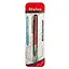 Стилус ємнісний, з висувною кульковою ручкою, металевий, червоний - мініатюра 3