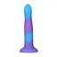 Фалоімітатор Addiction Rave 8″, що світиться в темряві, Glow in the Dark Dildo Blue Purple, 20,3 см - мініатюра 3