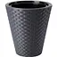 Горщик для квітів Form-Plastic Rattana-30 14.1 л антрацит (3800-014) - мініатюра 1