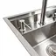 Кухонна мийка CM 47x38 прихована нержавійка Platinum Handmade + змішувач, Нержавіюча сталь - мініатюра 5