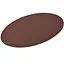Овальний сервірувальний килимок Fissman 45х30 см коричневий (683) - мініатюра 1