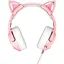 Дротова ігрова гарнітура Onikuma Gaming CAT with LED K9, USB, 3.5mm, 2.2m, pink - мініатюра 1