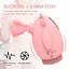 "Бычок" USB вакуумный вибратор-вуманайзер двусторонний для стимуляции клитора Розовый K000736 - миниатюра 4