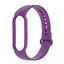 Ремінець силіконовий для Xiaomi Mi Band 5/6 колір 25 світло-фіолетовий - мініатюра 1