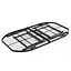 Стіл Bo-Camp Woodbine Oval 150x80 cm Black/Wood look (1404230) - мініатюра 4