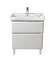 Тумба Мойдодир Fluffy 70-U з умивальником Vivace 70 Білий матовий - мініатюра 4