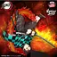 Фигурка Bandai Тандзиро Камадо Танец бога огня Клинок, рассекающий демонов Kamado Tanjirou Demon Slayer: Kimetsu no Yaiba 15 см B D - миниатюра 4