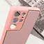 Шкіряний чохол Xshield для Samsung Galaxy S21 Ultra Рожевий / Pink - мініатюра 5