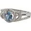Серебряное кольцо Агни Сьюпремо с кварцем и фианитами. 1525/1Р-QLB 16 - миниатюра 1