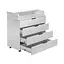 Комод пеленатор White Elegance DSK-M901 МДФ белый 900 мм - миниатюра 1