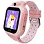 Смарт-годинник телефон дитячий LEMFO LT37 4G GPS Wi-Fi з відеодзвінком SIM-карта силіконовий ремінець Pink (18757) - мініатюра 1