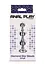Анальний стимулятор Anal Play Diamond Star Beads S 10.5 см (сріблястий) - мініатюра 4