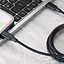 Кабель Proove Striped Silicone Type-C to Lightning (1m) black - мініатюра 3