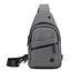 Текстильна сумка-слінг сірого кольору Confident AT08-1278G - мініатюра 1