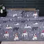 Простирадло MirSon Ranforce Elite 17-0663 Cute Pug 180x220 см сіре (2200009852107) - мініатюра 2
