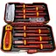 Викрутки Tolsen VDE PH, PZ, Torx, CrV діелектричні з кейсом 13 шт. (38016) - мініатюра 2