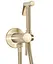 Набір гігієнічного душу прихованого монтажу Rea Loop brushed gold REA-B6311, Золотий - мініатюра 1