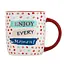 Чашка Elisey Enjoy be moment 350 мл (9071-002l) с красной ручкой       - миниатюра 1