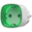 Ajax Розумна розетка з лічильником енергоспоживання Socket біла, Jeweller, 230V, 11А, 2.5 кВт - мініатюра 1